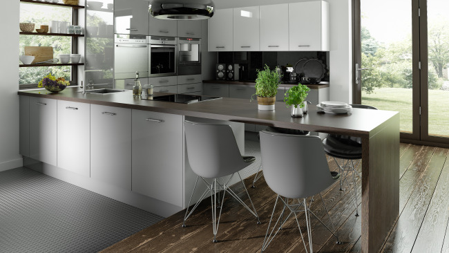 Technica Gloss Grey And White