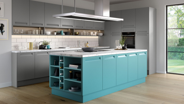 Affinity Painted Turquoise And Slate