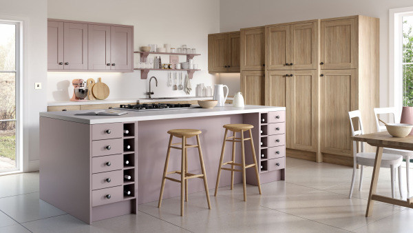 Moda Painted Heather And Shaker Sand Oak