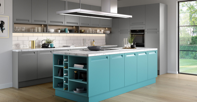 Affinity Painted Turquoise And Slate