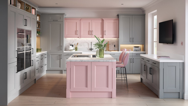 Minster Painted Blush Slate