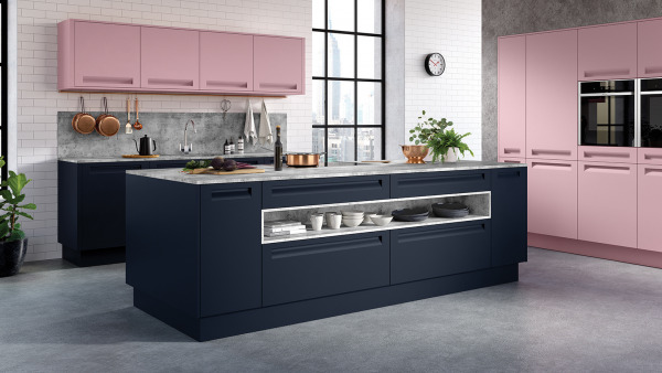 Autograph Painted Blush Indigo Blue