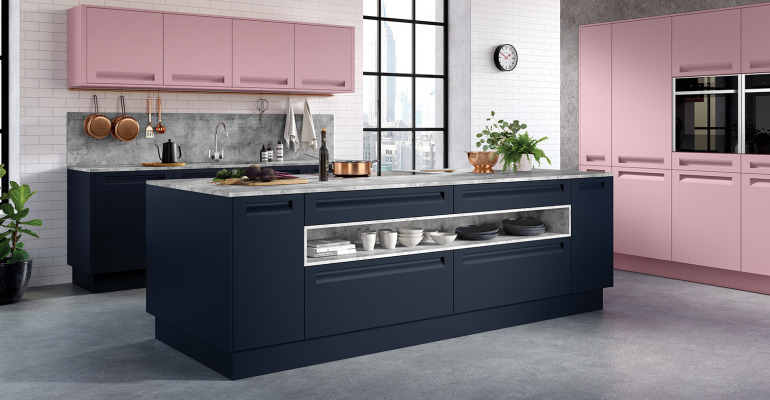 Autograph Painted Blush Indigo Blue