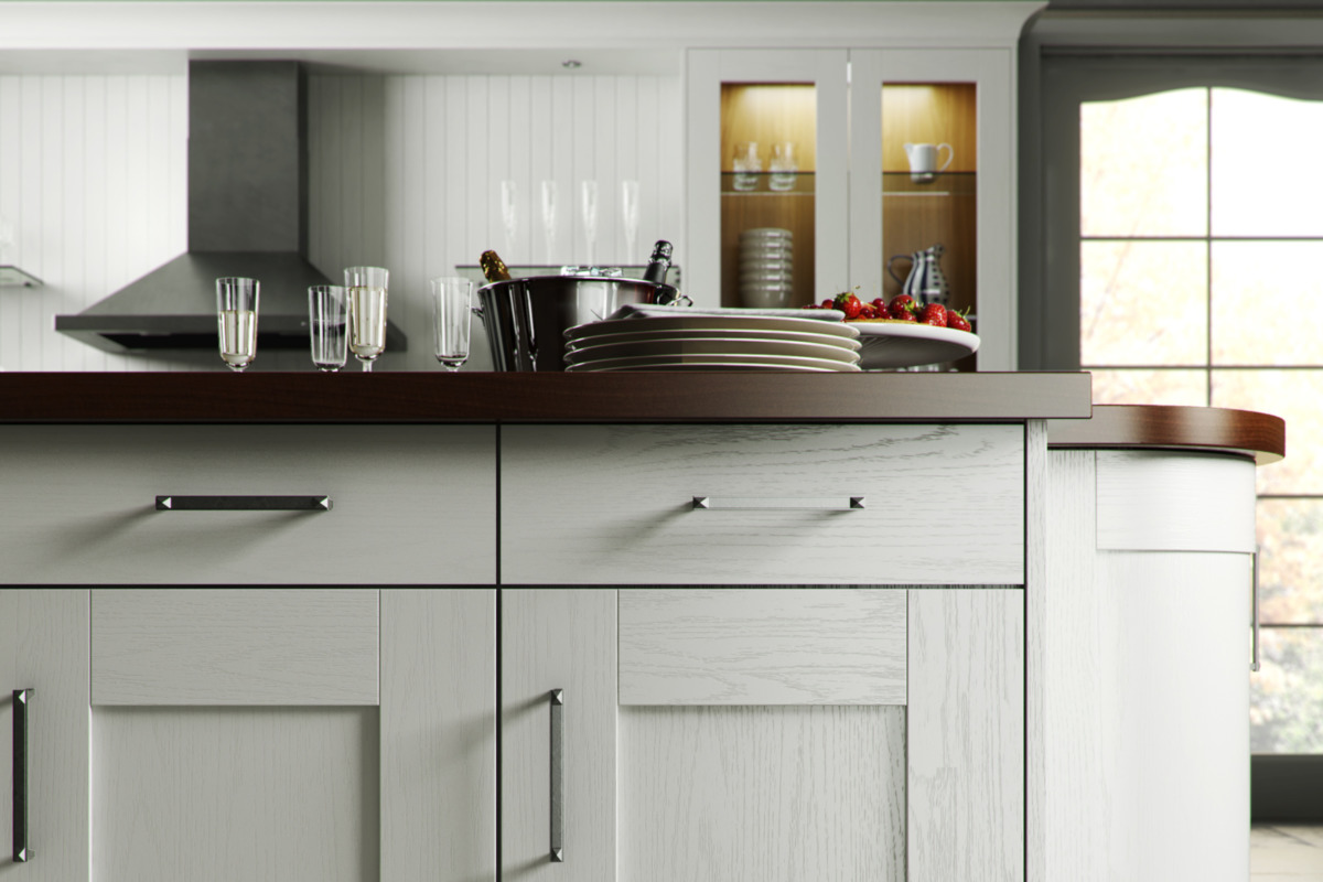 Painted White Wood Shaker