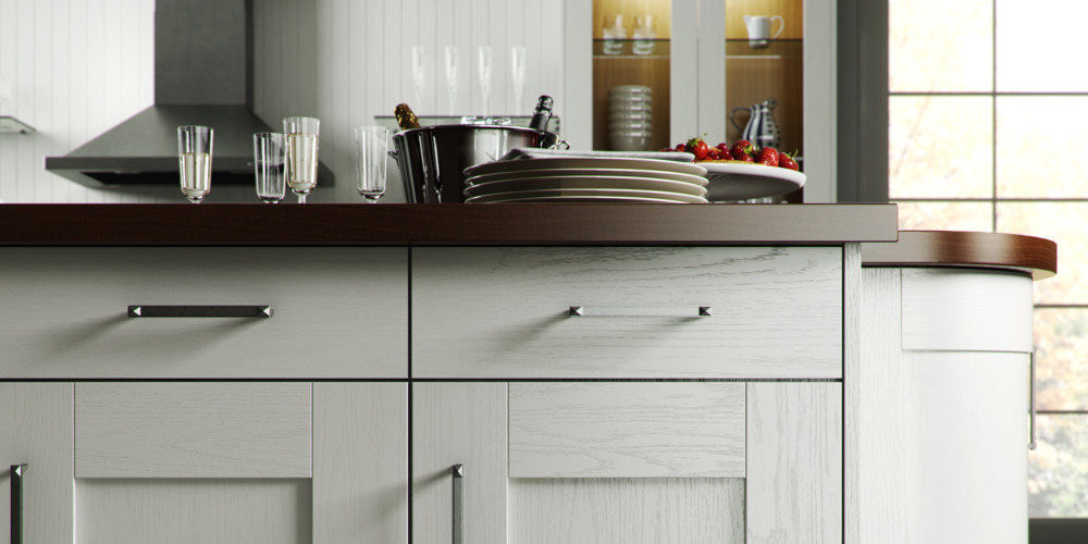 Painted White Wood Shaker