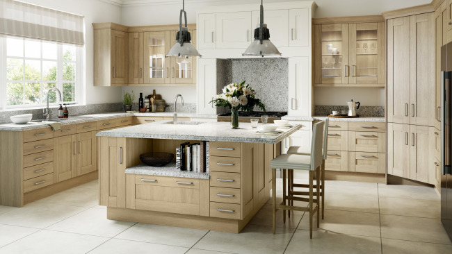 Sand Oak Wood Shaker