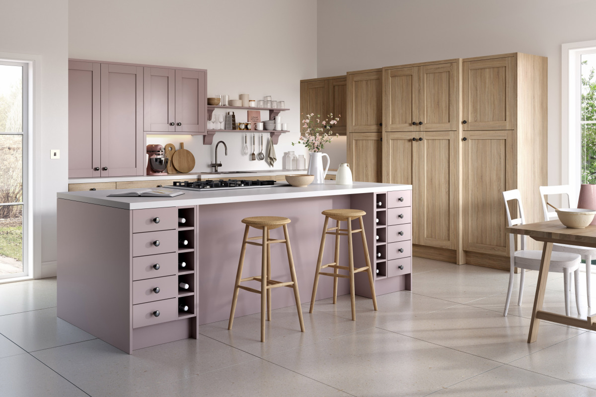 E N21 English Rose Moda Painted Heather And Shaker Sand Oak 19 Omega Hp S25 En21 Est F01 New Cornice Claire Amended