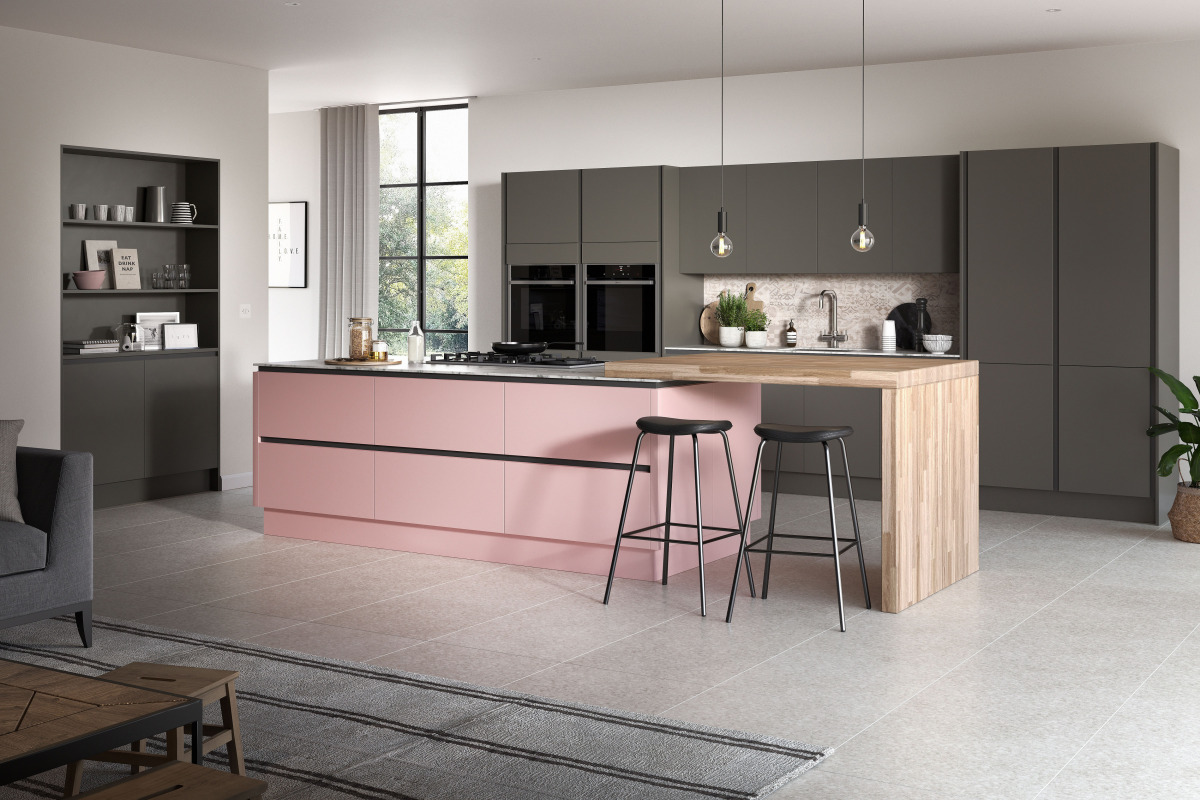 S N5 Sheraton Oblique Painted Blush And Graphite