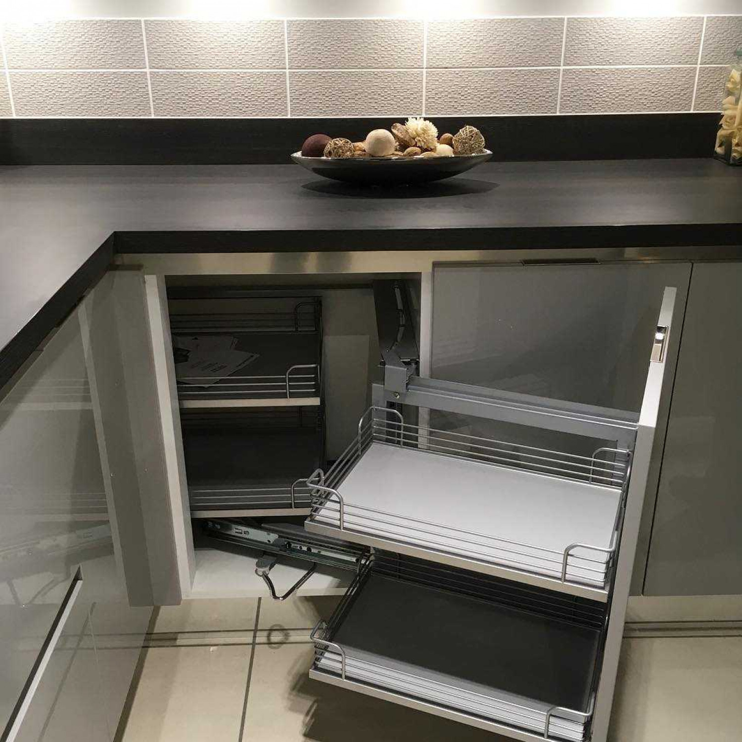 G Shaped Kitchen Pull Out Shelf