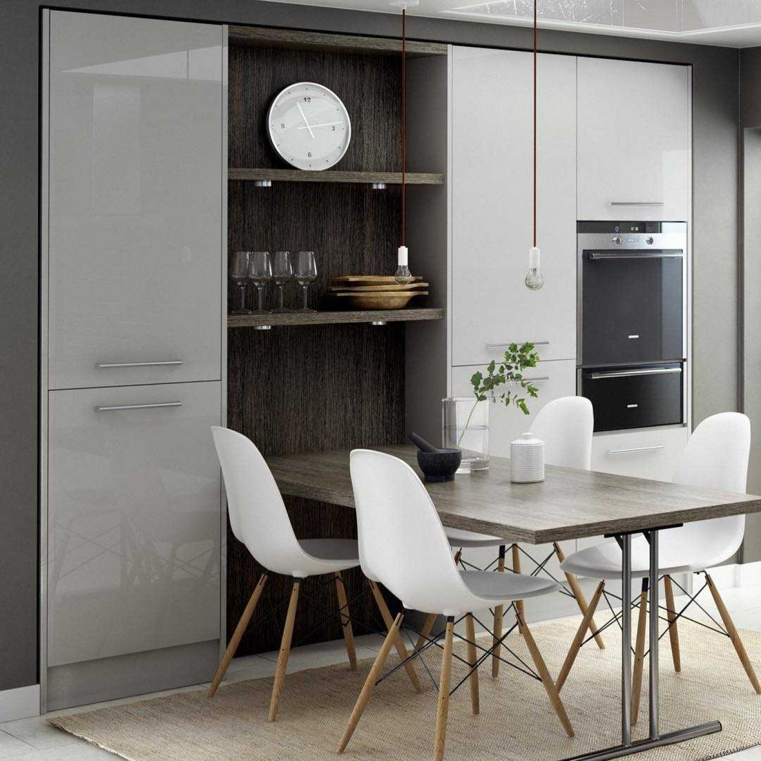 Kitchen Styles Modern Monochrome