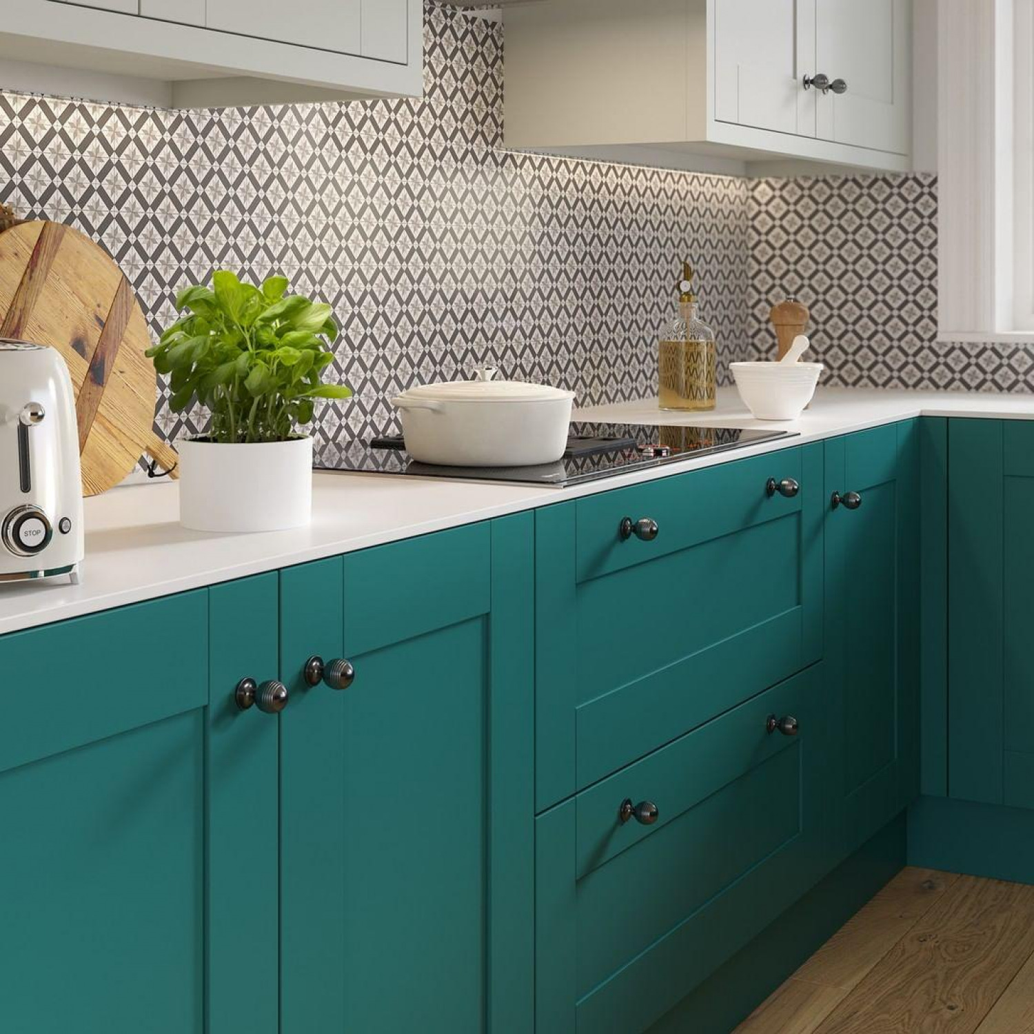 Kitchen Styles Shaker Green