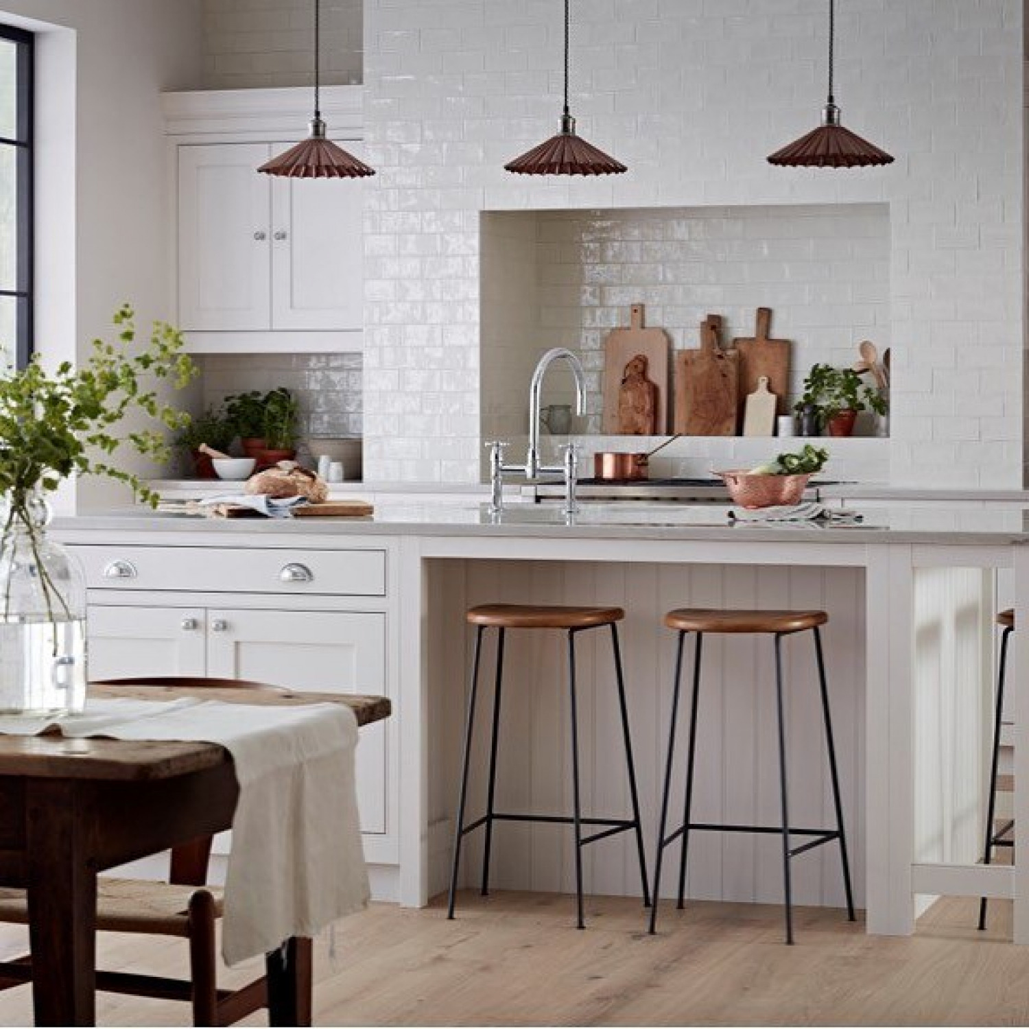 Kitchen Wallpaper Ideas White Kitchen Wallpaper