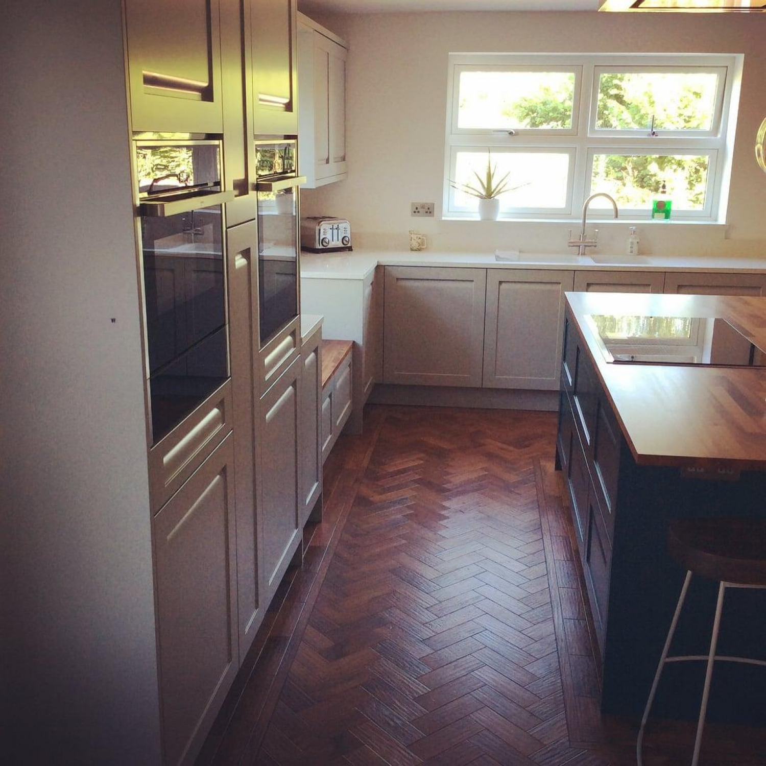 Narrow Kitchen Natural Light