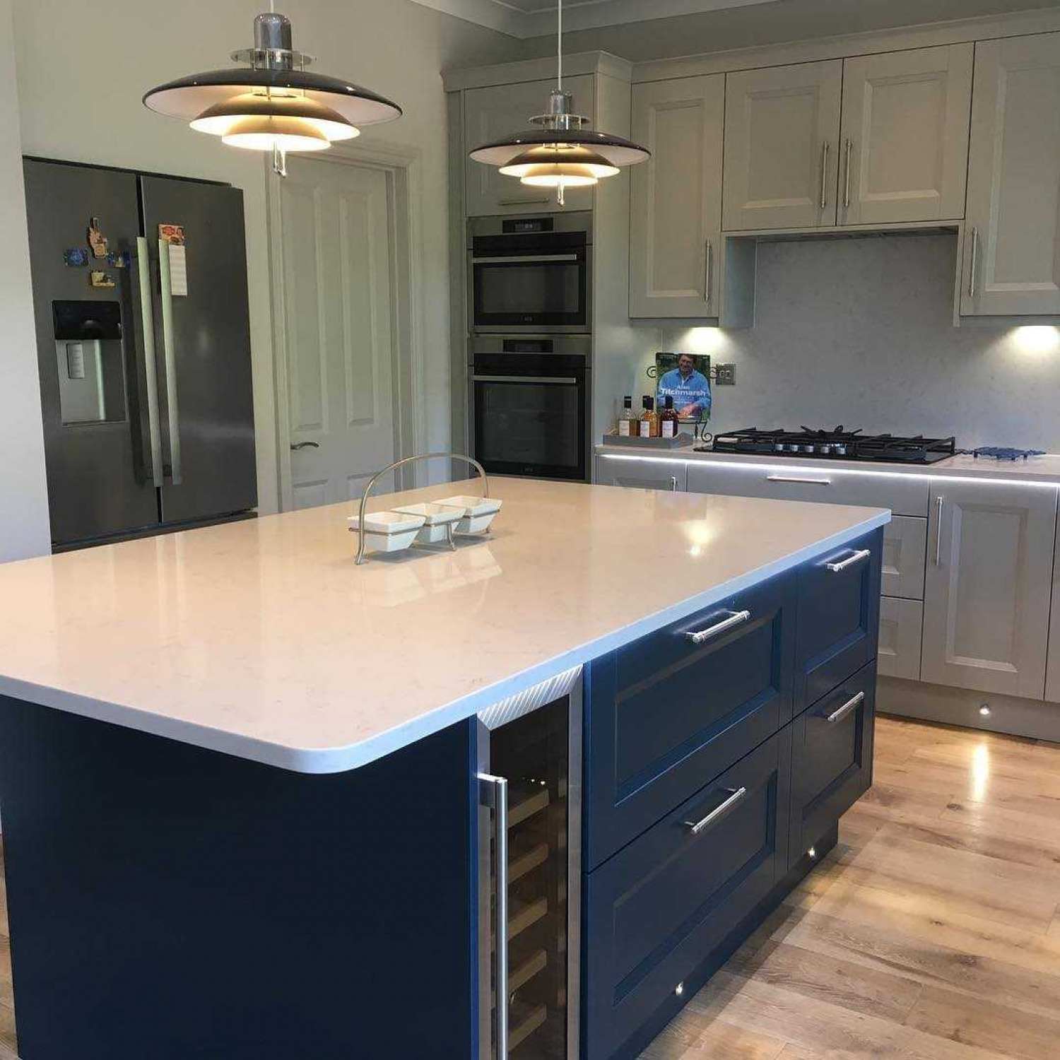Small Kitchens Blue Kitchen