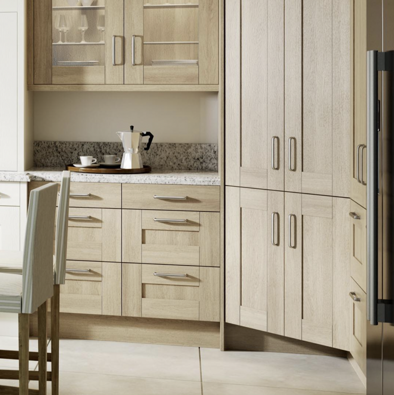 Retro Wooden Kitchen Cabinets