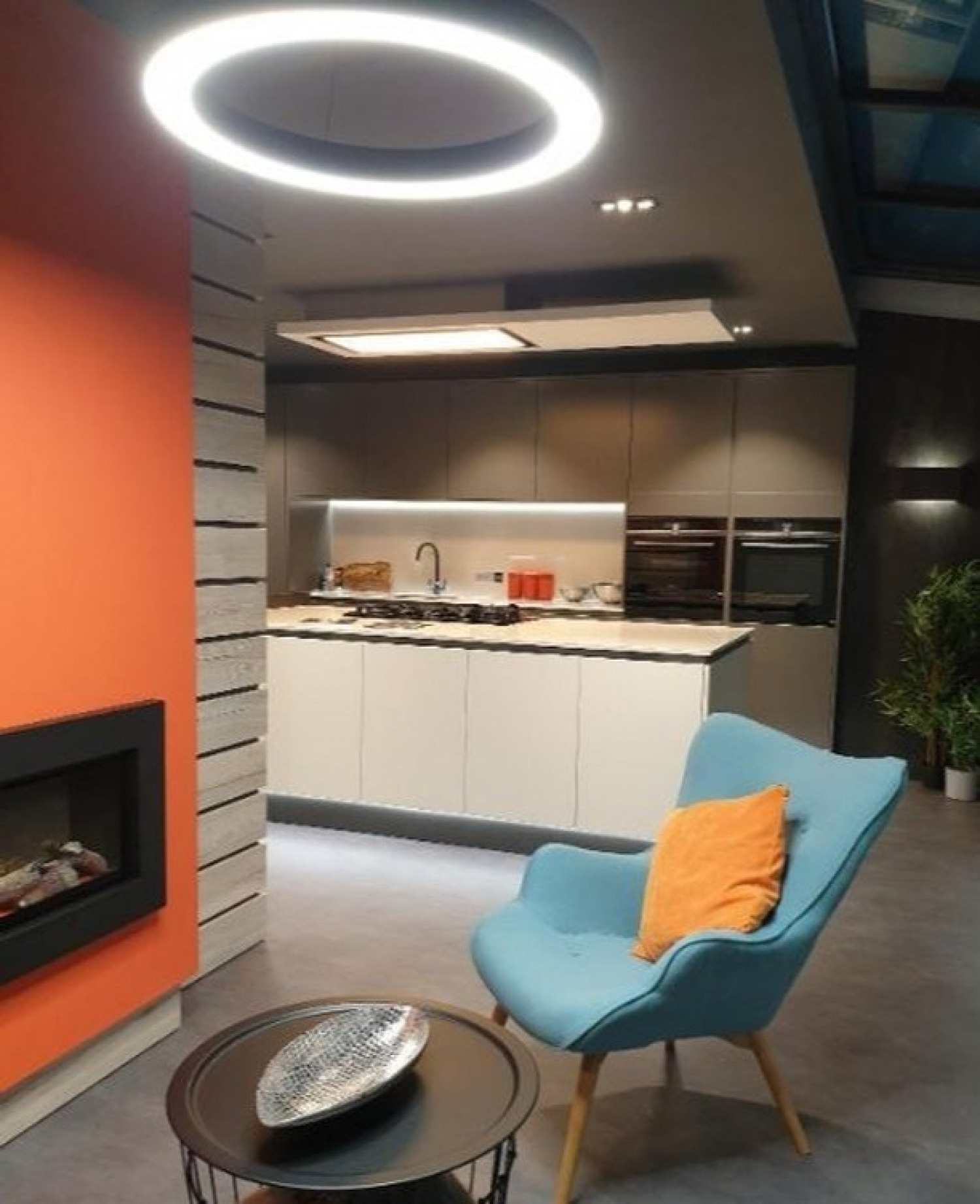 Red Kitchen Ideas Red Feature Wall