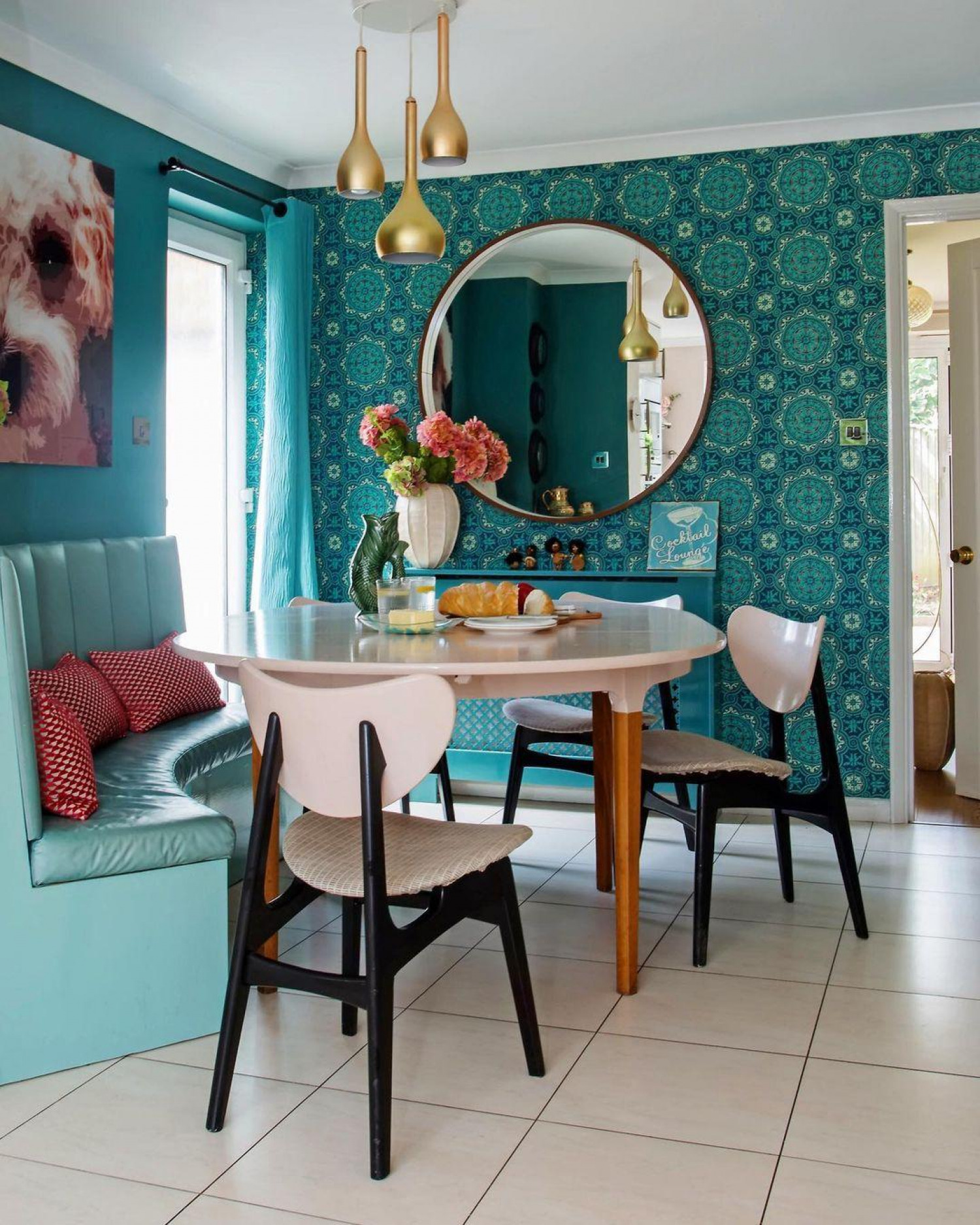 Kitchen Wallpaper Ideas Teal Kitchen Wallpaper