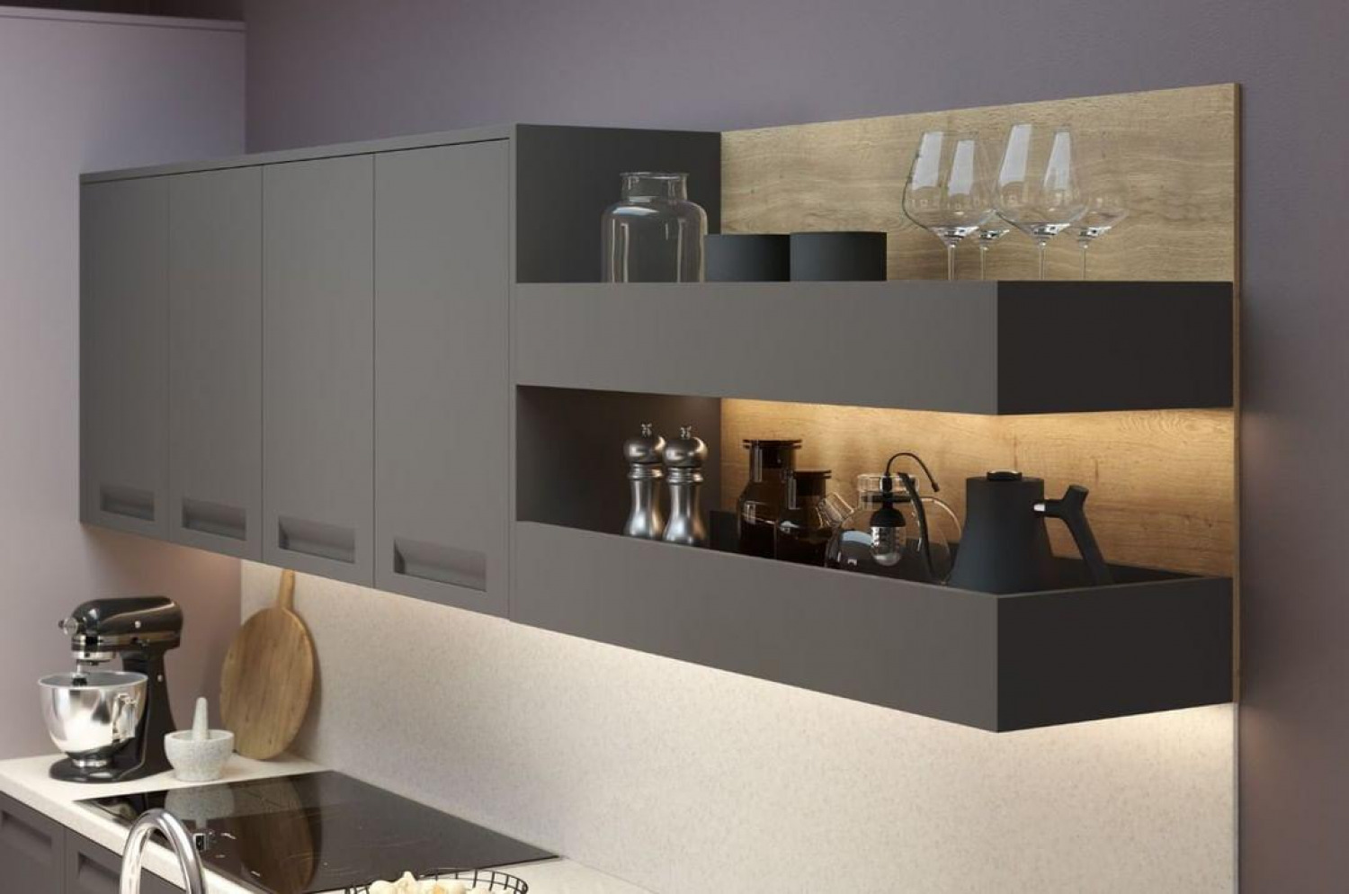 Kitchen Shelves Open Shelving