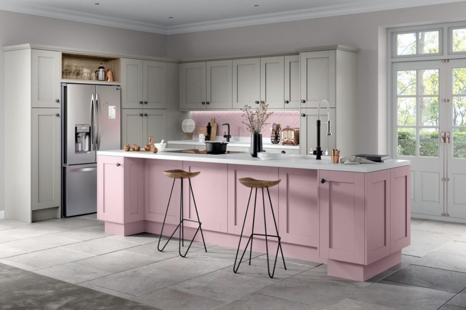 Retro Kitchen Island