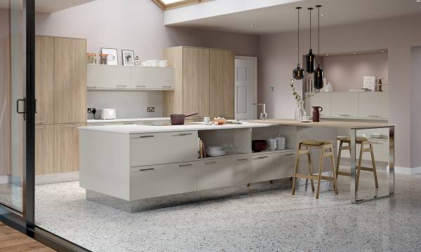 Cube Limestone Woodgrain Bardolino Oak