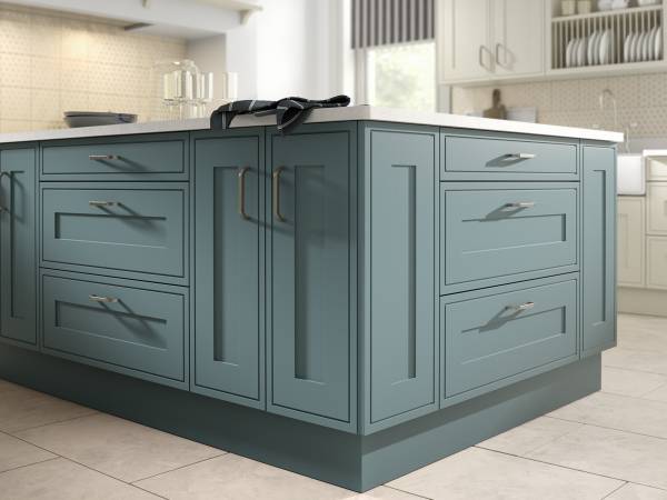 Edwardian Painted Steel Blue
