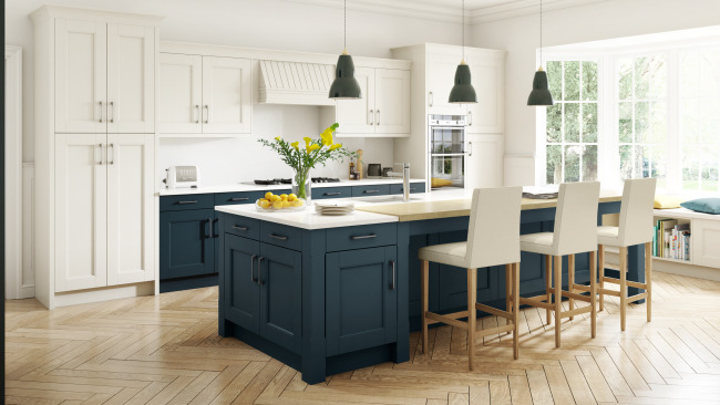 Manor House Painted Ivory Oxford Blue