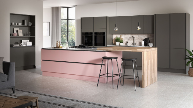 S N5 Sheraton Oblique Painted Blush And Graphite