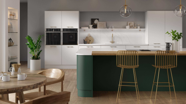 Setosa Painted British Racing Green And White